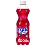 Băutură carbogazoasă Fanta fără zahăr cu aromă de zmeură 500ml