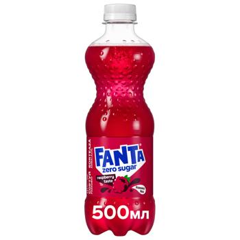 Напиток газированный Fanta без сахара со вкусом малины 500мл - купить, цены на BONUS - фото 1