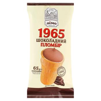 Мороженое Лимо Пломбир шоколадний 65г - купить, цены на BONUS - фото 1