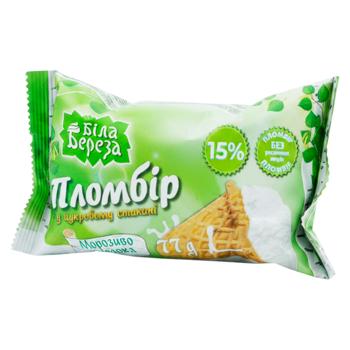Мороженое Белая Береза пломбир 77г - купить, цены на BONUS - фото 2