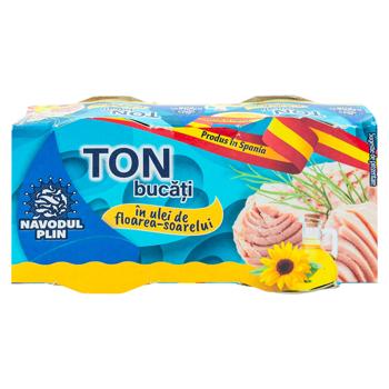 Ton Navodul Plin bucati in uleu de floarea-soarelui 77g*2buc - cumpărați, prețuri pentru BONUS - foto 2