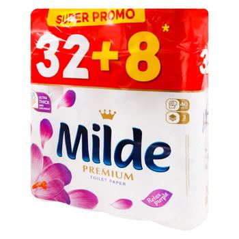 Hirtie igienica Milde Relax 3 straturi 32+8 role - cumpărați, prețuri pentru METRO - foto 1