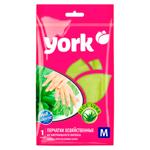 Перчатки York Алоэ латекс M