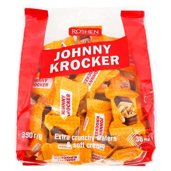 Wafers Roshen Johnny Krocker arahide 350g - cumpărați, prețuri pentru BONUS - foto 1