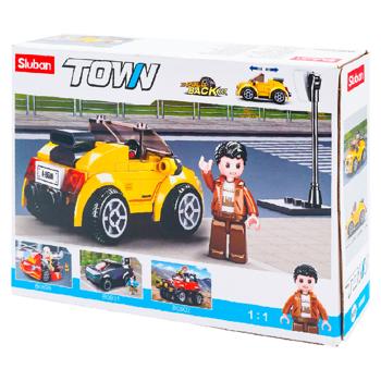 Constructor Sluban Masina sport cu inertie 85 elem - cumpărați, prețuri pentru BONUS - foto 1