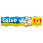 Ton in ulei de olive Calvo 65g*3+1buc