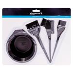 Set accesorii p-ru vopsirea parului cu vas 3 perii 20cm