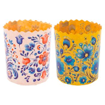 Форма для выпечки 7x8cм 100г в ассортименте - купить, цены на BONUS - фото 1