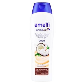 Gel de dus/baie Amalfi 750ml Cocunut Milk 04068 - купить, цены на BONUS - фото 1