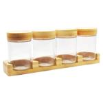 Set recipiente condimente 4x200 ml