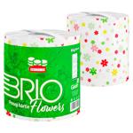 Prosop p/u bucatarie Brio flowers 2str. 400g 210foi 22*22cm