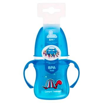 Cana nevarsatoare Canpol Easy Start Animale 120ml 6luni+ 35/207 - cumpărați, prețuri pentru BONUS - foto 1