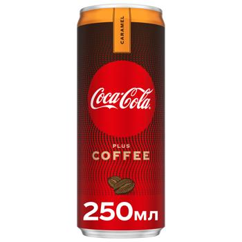Напиток газированный Coca-Cola Coffee Caramel 250мл - купить, цены на BONUS - фото 1