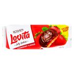 Bisc. Roshen Lovita umpl. jeleu gust caps. 135g