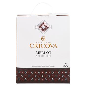 Vin Cricova National Merlot rosu sec 3l - cumpărați, prețuri pentru METRO - foto 2