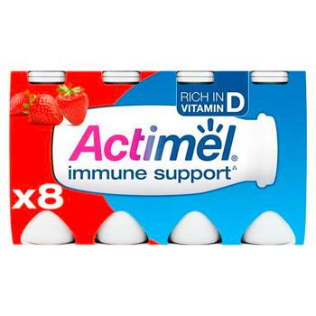 Iaurt de baut  Actimel Danone Capsuni 100g*8buc - cumpărați, prețuri pentru BONUS - foto 1