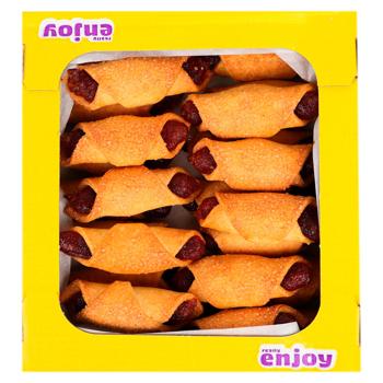 Печенье Really Enjoy Bagel Pati Вишня 400г - купить, цены на BONUS - фото 1