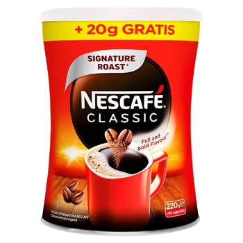Cafea solubila Nescafe Classic 220g - cumpărați, prețuri pentru BONUS - foto 1