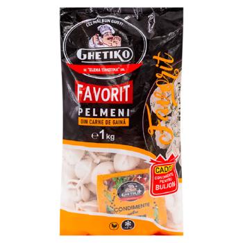 Pelmeni Ghetiko Favorit gaina 1kg - cumpărați, prețuri pentru BONUS - foto 1