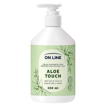 Sapun lichid On Line Aloe Touch 500ml - cumpărați, prețuri pentru BONUS - foto 1