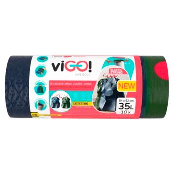Saci de gunoi Vigo Magic 35l 10buc - cumpărați, prețuri pentru BONUS - foto 1