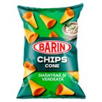 Chipsuri Barin Cone Smantana si verdeata 130g