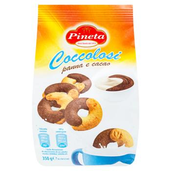 Biscuiti  Pineta cu cacao/crema 350g - cumpărați, prețuri pentru BONUS - foto 1