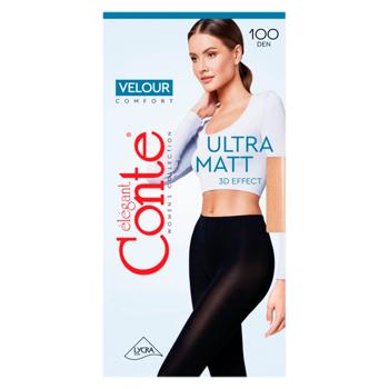 Colanti dame Conte Velour 100 nero 4 - cumpărați, prețuri pentru BONUS - foto 1