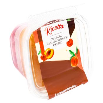 Ricotta Lactana cu cacao jeleu visina/piersici 150g - cumpărați, prețuri pentru BONUS - foto 2