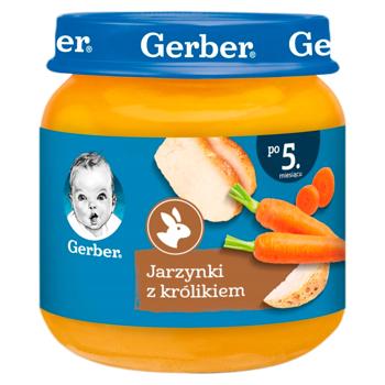 Пюре Gerber Овощи кролик 125г - купить, цены на BONUS - фото 1