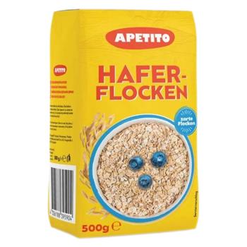 Хлопья овсяные Apetito молотые 500г - купить, цены на BONUS - фото 1