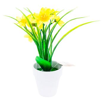 Floare artificiala Narcisa in ghiveci 20*7cm - cumpărați, prețuri pentru BONUS - foto 1