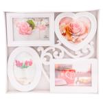 Rama pentru foto din plastic 4 insertii 34*31cm