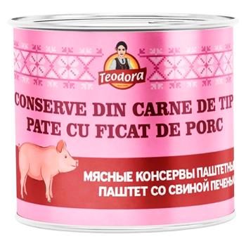 Pate de ficat Teodora Porc 200g - cumpărați, prețuri pentru BONUS - foto 1