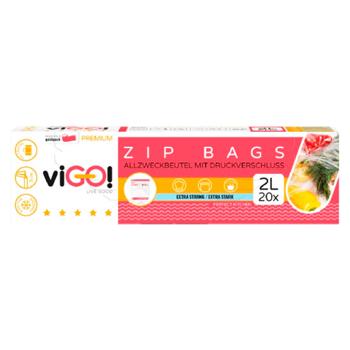 Pungi Vigo Zipp 2l 20buc - cumpărați, prețuri pentru BONUS - foto 1