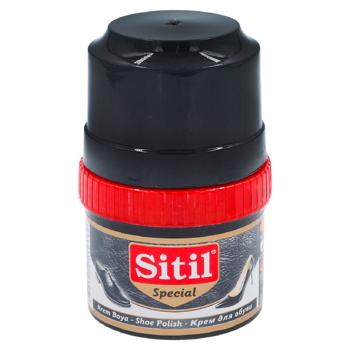 Crema de pantofi Sitil negru 60ml - cumpărați, prețuri pentru BONUS - foto 1