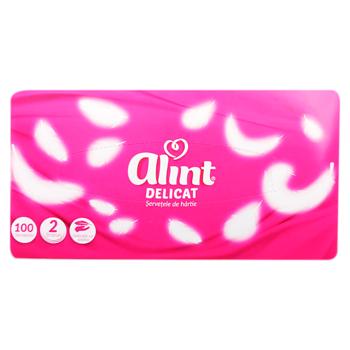 Servetele cosmetice Alint 2 straturi 100buc cutie - cumpărați, prețuri pentru BONUS - foto 1