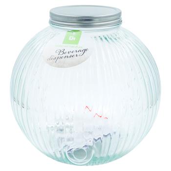 Borcan sticla EH Dungi robinet 5.5l H23cm - купить, цены на BONUS - фото 1
