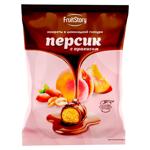 Конфеты FruitStory персик с арахисом в шоколаде 500г