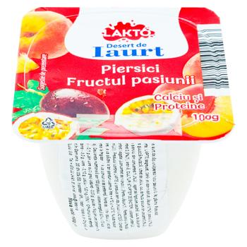 Desert de iaurt Lakto capsuni/piersici/fructul pasiunii 100g - cumpărați, prețuri pentru BONUS - foto 1