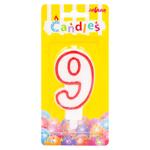 Luminare torta cifra 9