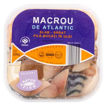 Macrou atlantic Slavena slab-sarat file-bucati in ulei 300g - cumpărați, prețuri pentru BONUS - foto 2