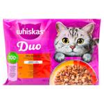 Hrana p/u pisici Whiskas Duo Mix 4x85g