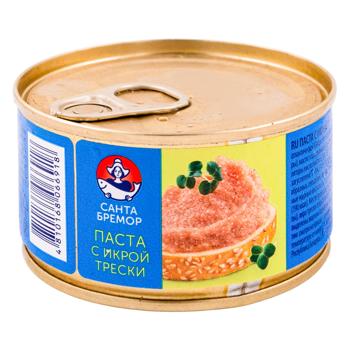 Paste cu icre de cod Santa Bremor 130g - cumpărați, prețuri pentru BONUS - foto 1