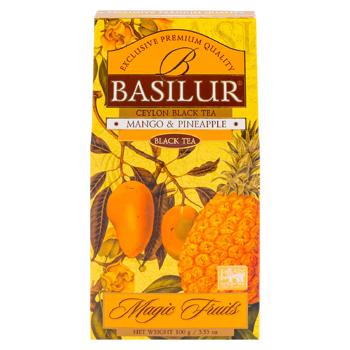 Ceai negru Basilur Mango&Pineapple 100g - cumpărați, prețuri pentru BONUS - foto 2