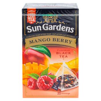 Ceai negru Sun Gardens Mango Berry in piramide 20buc - cumpărați, prețuri pentru BONUS - foto 2