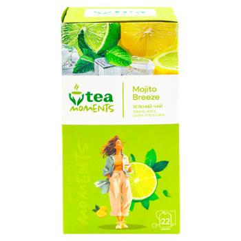 Ceai verde Tea Moments Mojito Breeze in plicuri 1.6g*22buc - cumpărați, prețuri pentru BONUS - foto 3