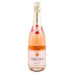 Вино игристое Cricova розовый брют 0,75л