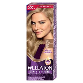 Краска для волос Wellaton 8/03 Golden Fall - купить, цены на BONUS - фото 1