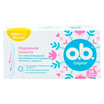 Тампоны O.B. Normal 16шт - купить, цены на BONUS - фото 2